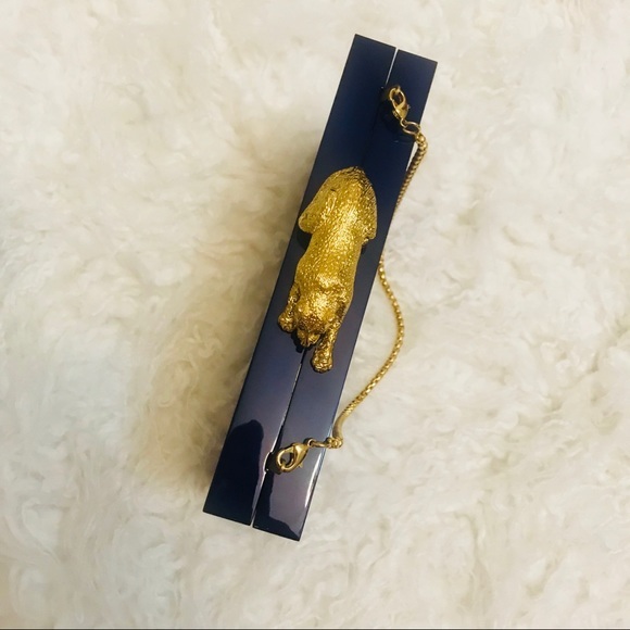 Thale Blanc Naj Leather Embellished Clutch - Picture 4 of 8